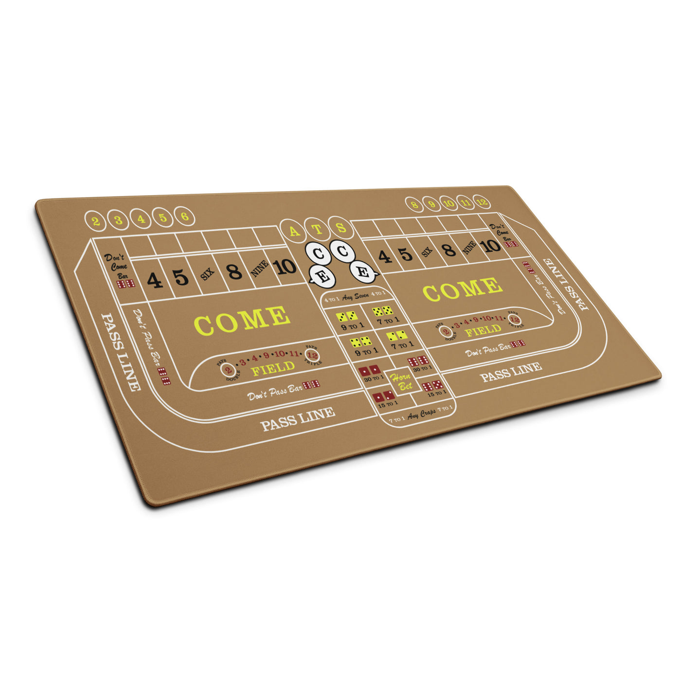 SAND | CASINO CRAPS DESK PAD